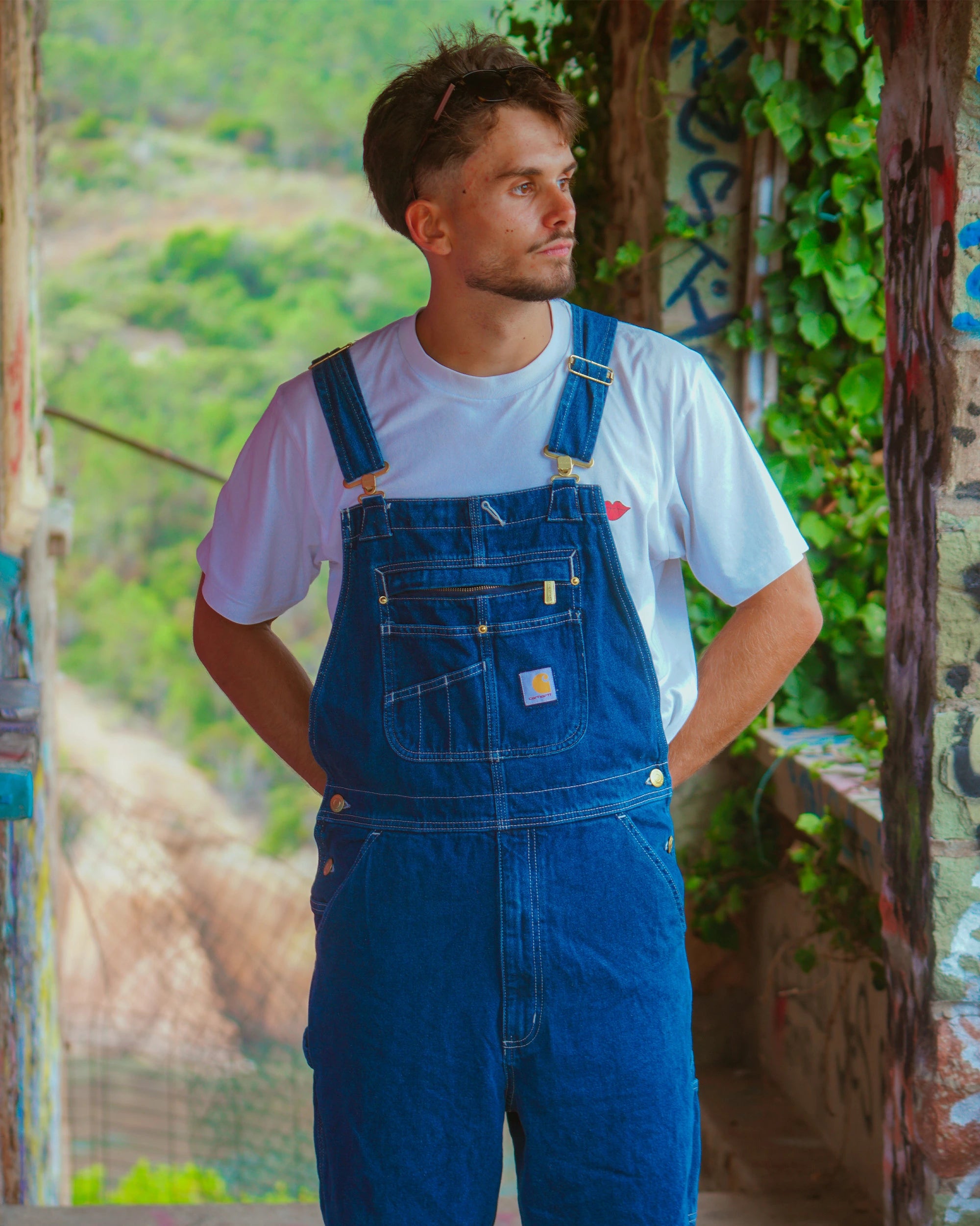 Salopette Carhartt Homme Denim Ample