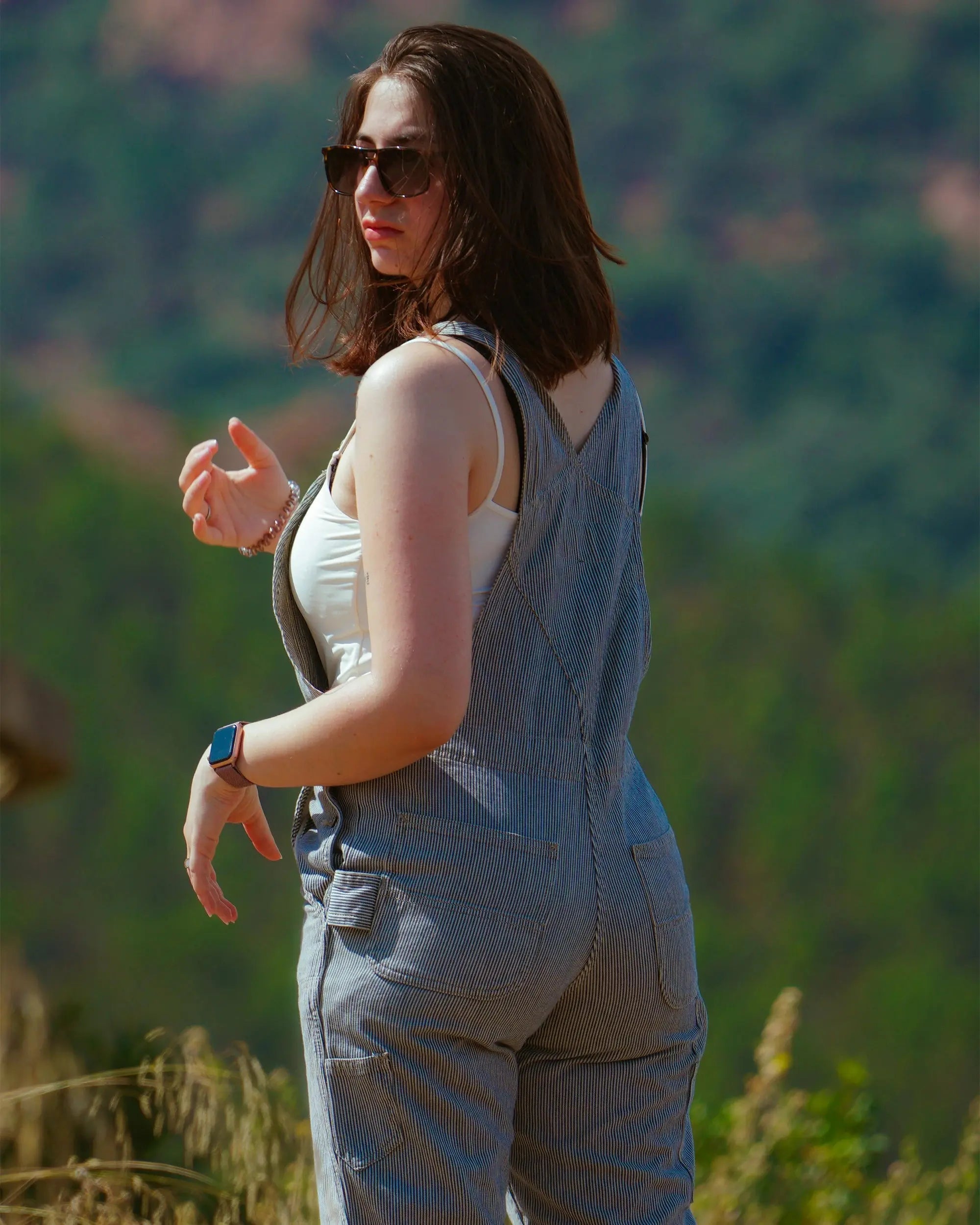 Salopette Carhartt Deadstock Femme Toile Canvas Ă Rayures â Coupe Loose Fit Esprit Salopette