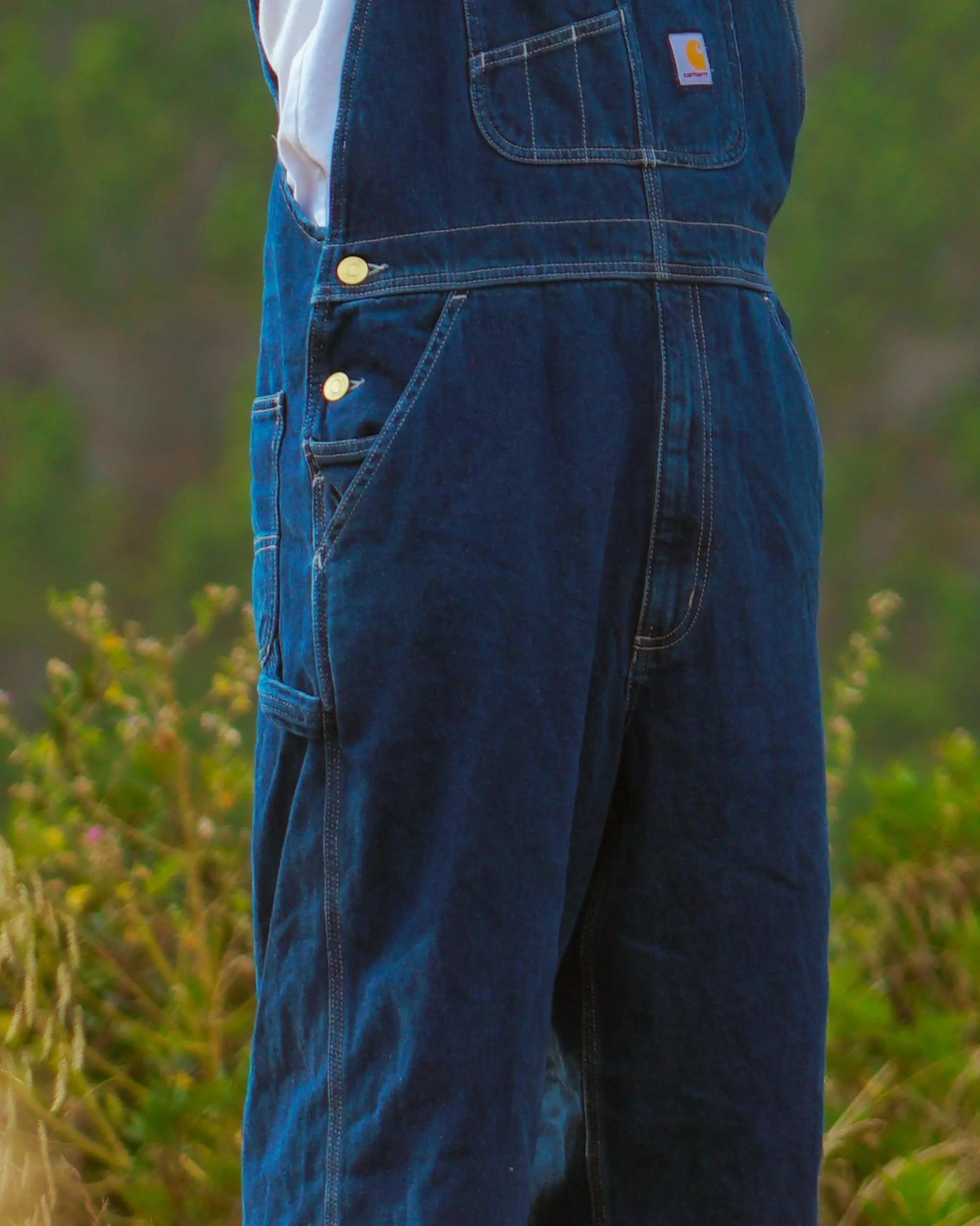Salopette Carhartt Homme Toile Denim â Coupe Loose / Relaxed Fit Esprit Salopette
