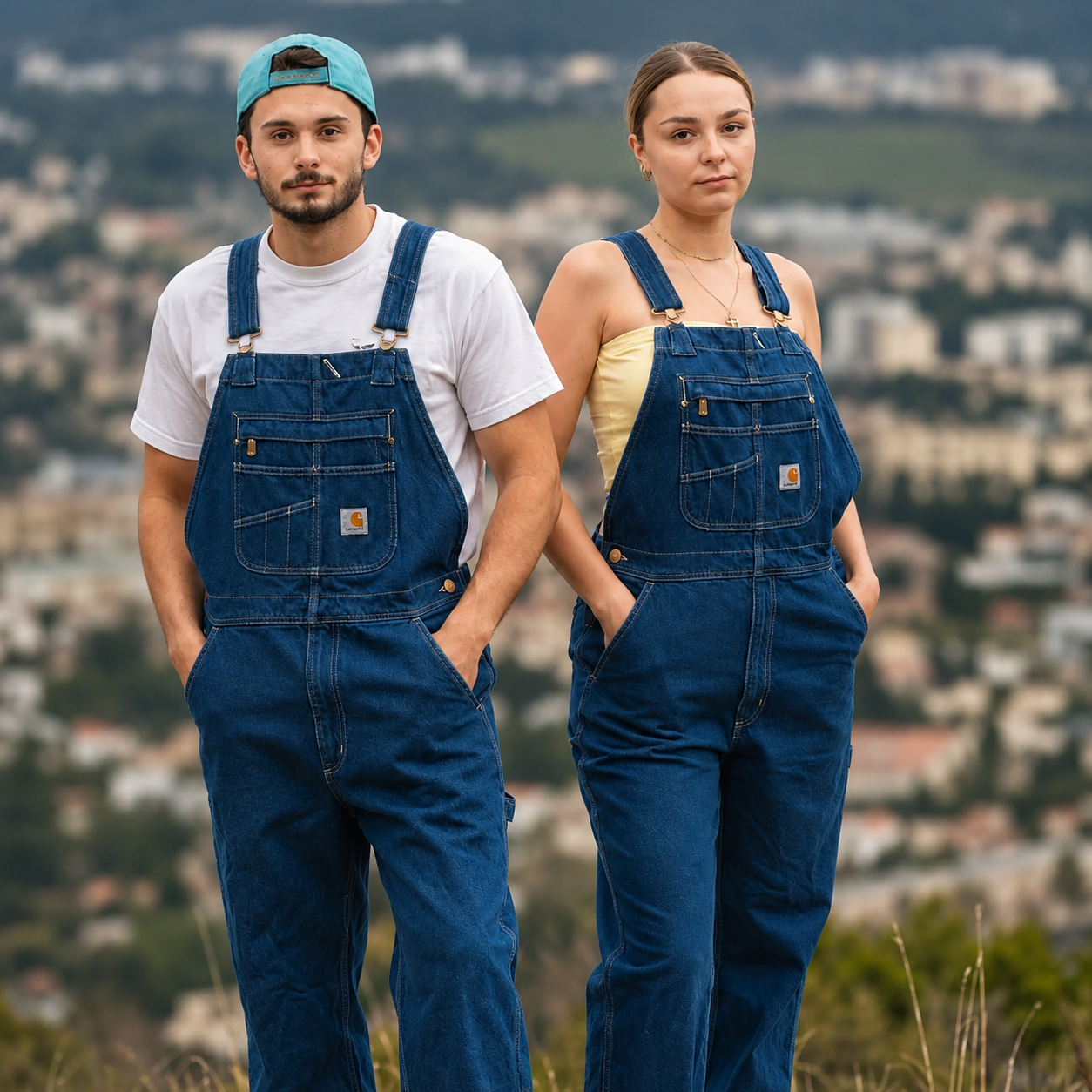 Salopette Carhartt Denim Ample