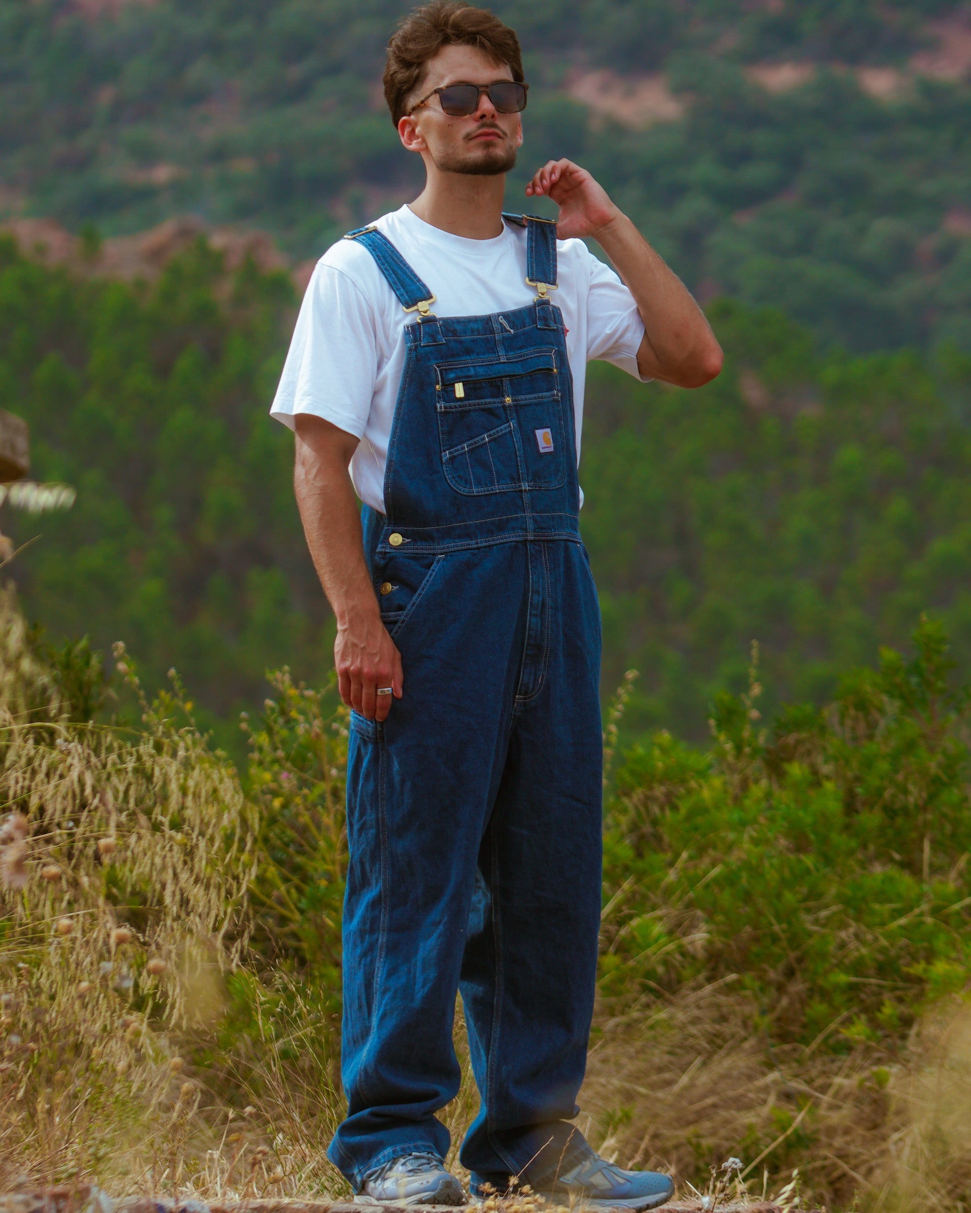 Salopette Carhartt Homme Toile Denim - Plusieurs Coupes Esprit Salopette